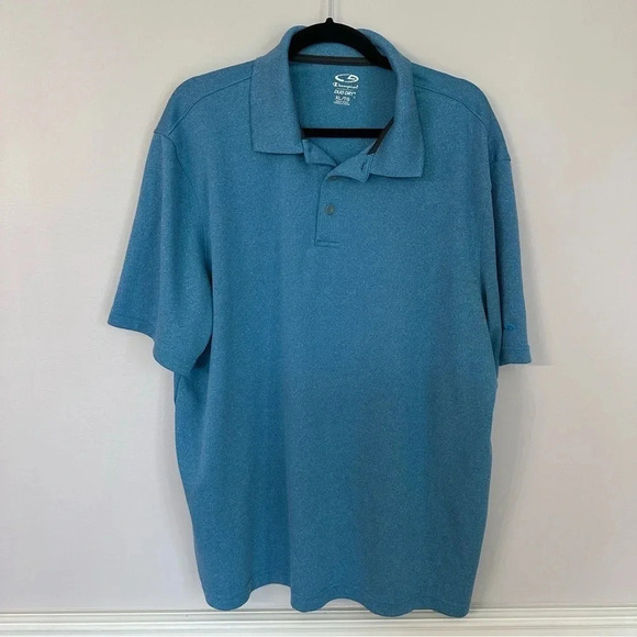 C9 Champion Duo Dry Men's Short Sleeve Blue Polo Size XL GUC - Picture 2 of 8
